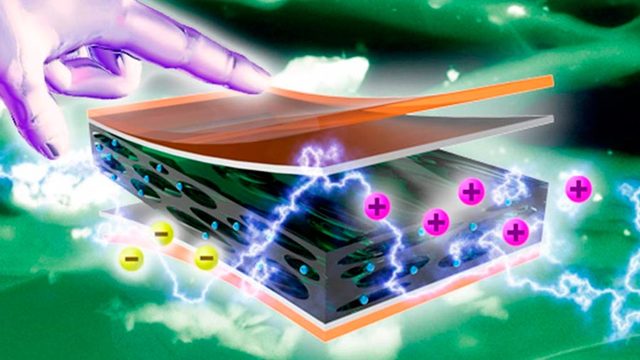 Un dispositivo flexible captura energía del movimiento humano