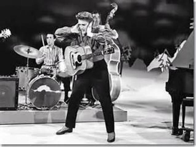 Elvis Presley first appears on Ed Sullivan Show