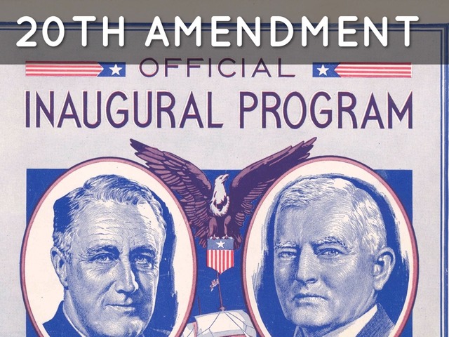 20th Amendment