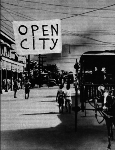 Philippines an open city