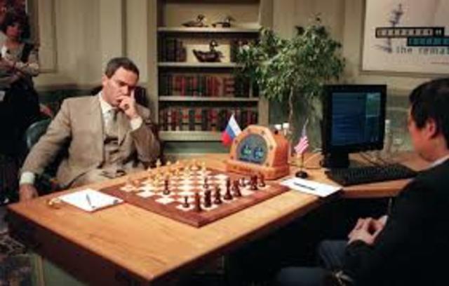 Deep Blue vence a Garry Kasparov (actual campeón mundial)