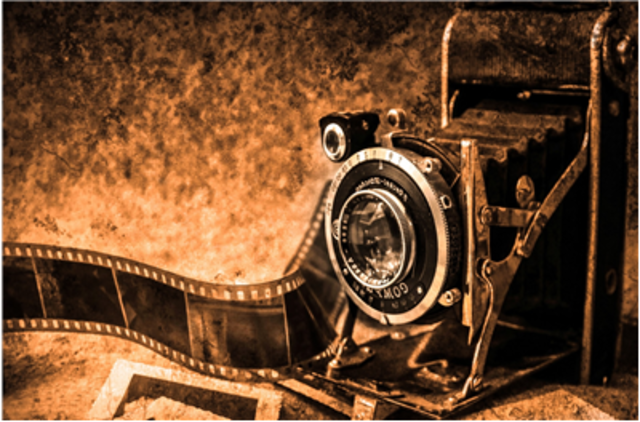 Photographic film was invented