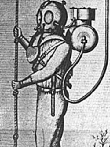 1825 : First use of Scuba