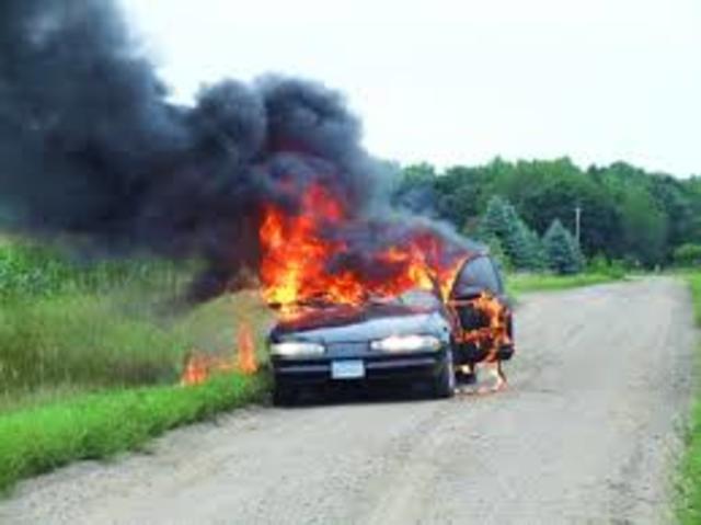 A Vehicle Caught On Fire With Me In It