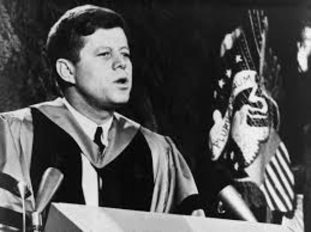 JFK Graduates from Harvard
