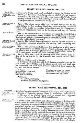 Treaty of Washington City,