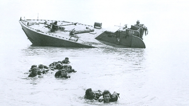 Sinking of PT 109 boat