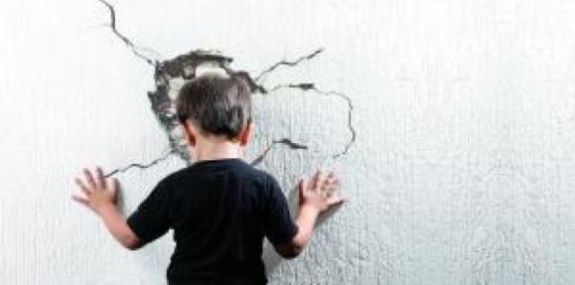 A los 3 años me abrí la frente de un golpe.