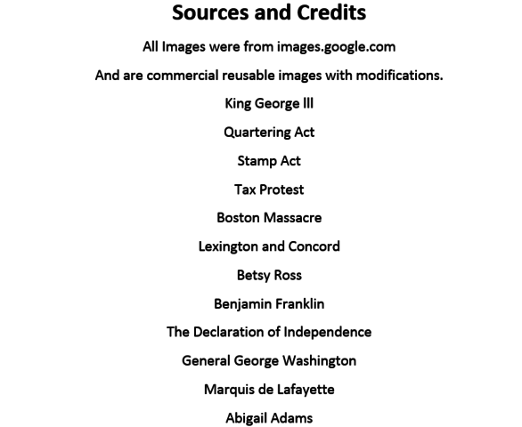 Sources and Credits