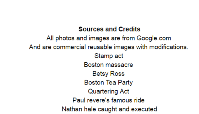 Sources and Credits