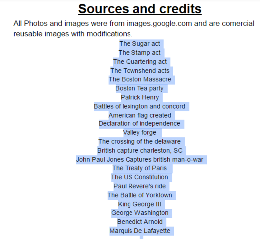 Sources & Credits