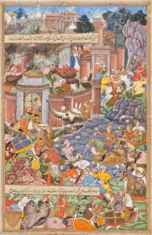 Humayun takes advantage of the deaths of both Sher Shah Suri and his son and successor, Islam Shah,