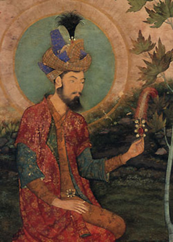 humayun stops  for daily prayer