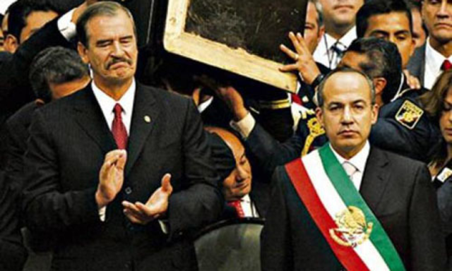 2006: Felipe Calderón Hinojosa ocupa la presidencia  de México (PAN).