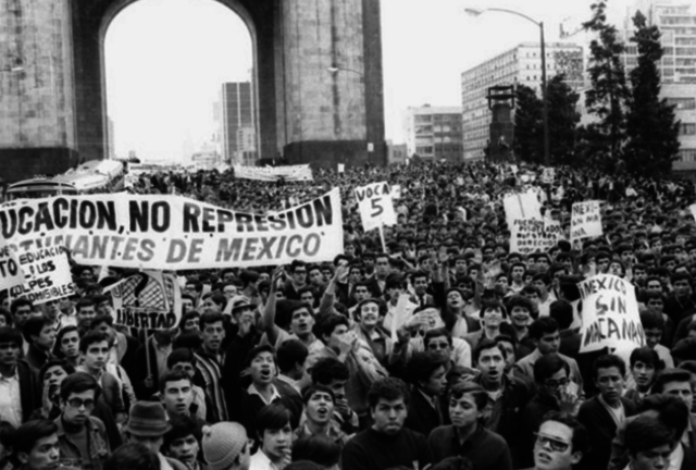 Manifestaciones estudiantiles universitarias en el Distrito Federal