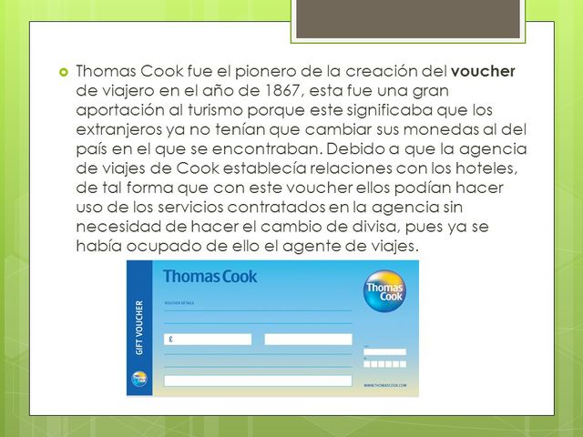 Nace el voucher