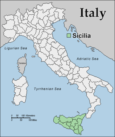 Десанта на остров Сицилия.