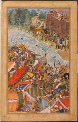 Mughal Army Defeats the Surs