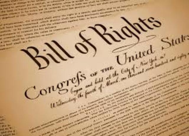 Bill of Rights Ratified