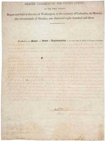 The Twelfth Amendment is ratified