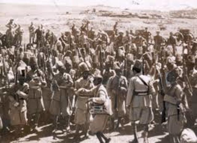 Italian Army invades Ethiopia in Africa