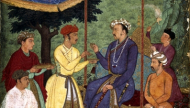 Jahangir revolts against Akbar.