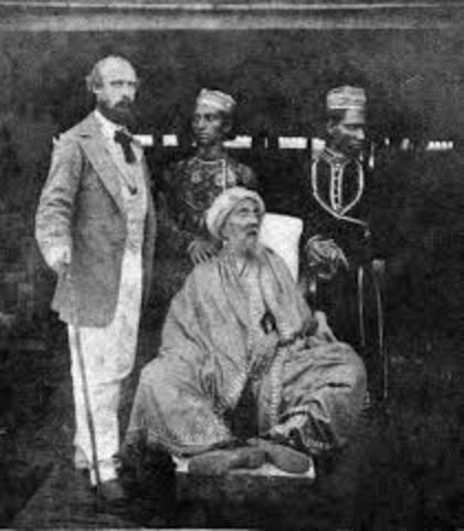 Bahadur Shah Zafar is deposed.