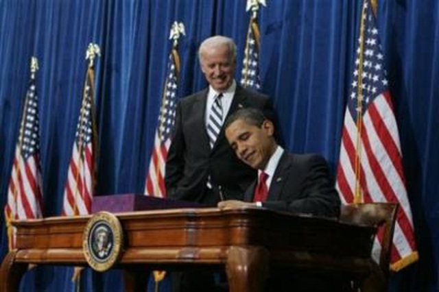 Savings - Obama signs a Stimulus Bill