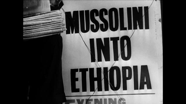 Italian Army invades Ethiopia in Africa