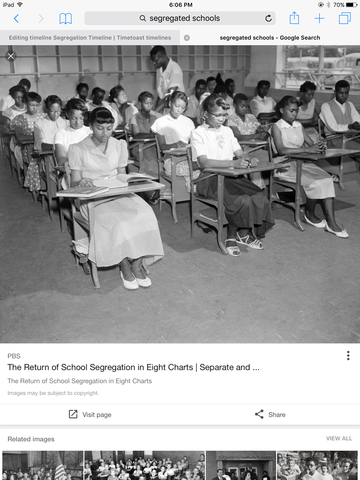Schools are segregated