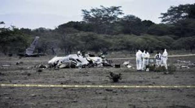 Space shuttle Colombia explodes