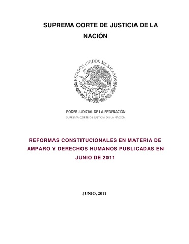 Reforma Constitucional en materia de Derechos Humanos