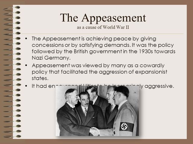 Policy of Appeasement
