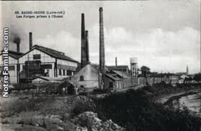 Les forges de Basse-Indre, le début