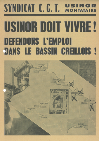 Usinor en difficultés économiques