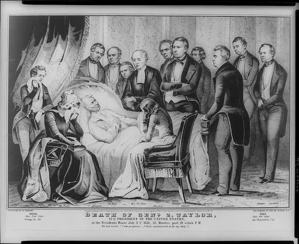 Zachary Taylor Dies