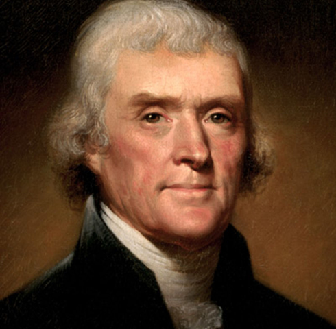 Thomas Jefferson inaugurated