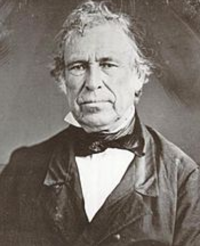 Zachary Taylor inaugurated