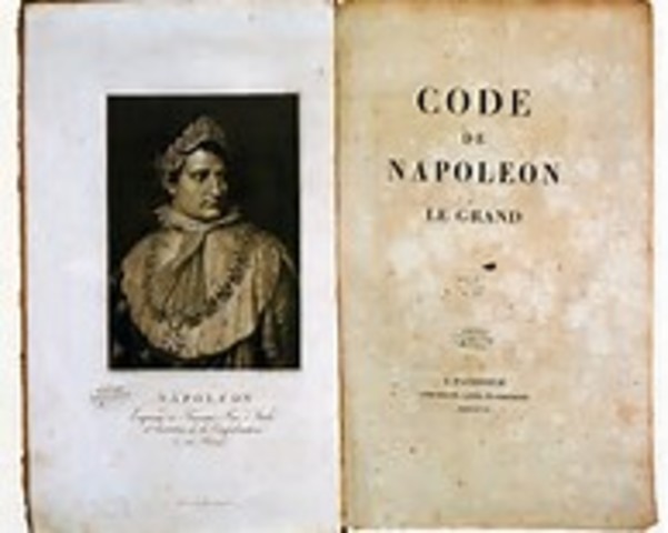 Napoleonic code started