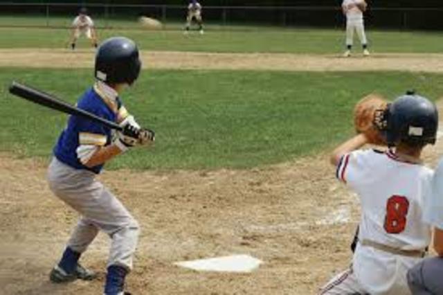 I played little league baseball