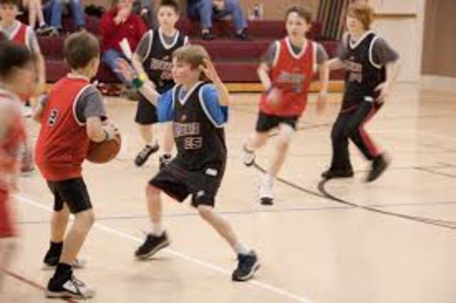I played little league basketball
