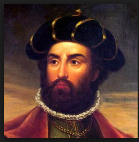 Vasco de gama sails to india