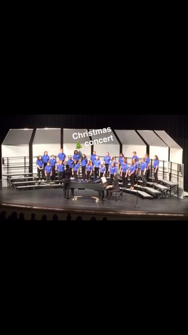 Had a choir concert!