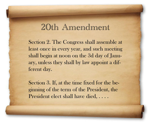 20th Amendment