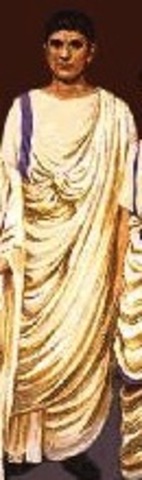 Davum reprehendit quod sub arbore sedet neque labōrat.