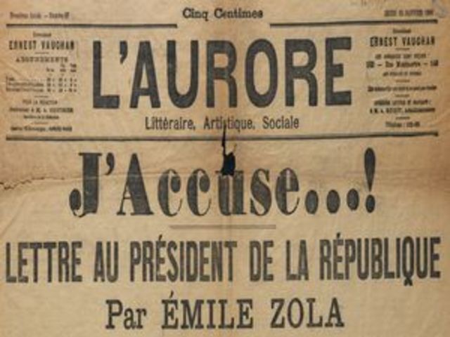 J'accuse de Emile Zola