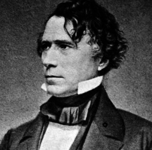 Franklin Pierce inaugurated