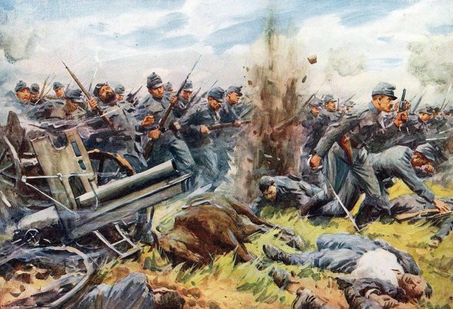 Batalla de Lemberg, en Polonia