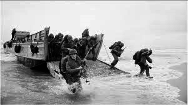 The first U.S combat troops arrive in Vietnam