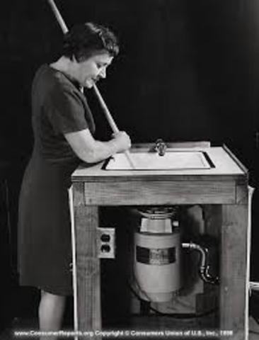 First garbage disposal